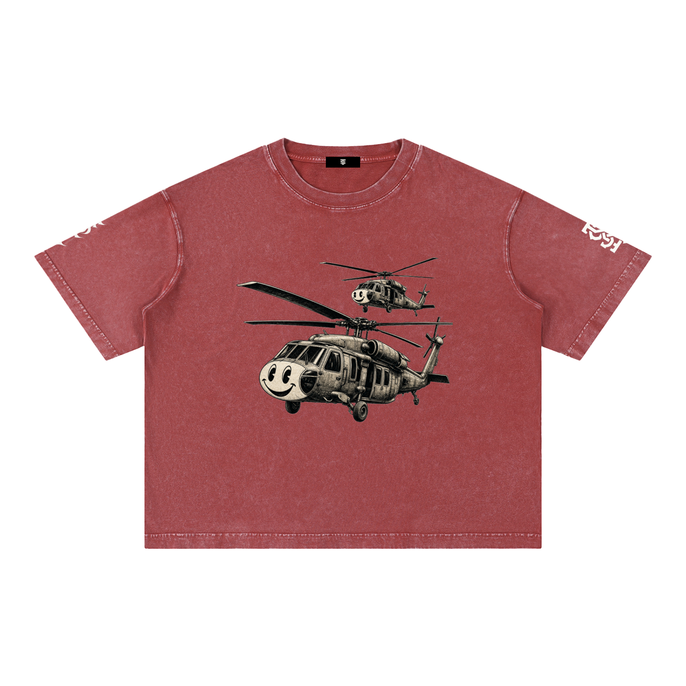 Mineral Wash Boxy Cotton T-Shirt