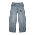 Men's Vintage Wash Barrel Leg Jeans