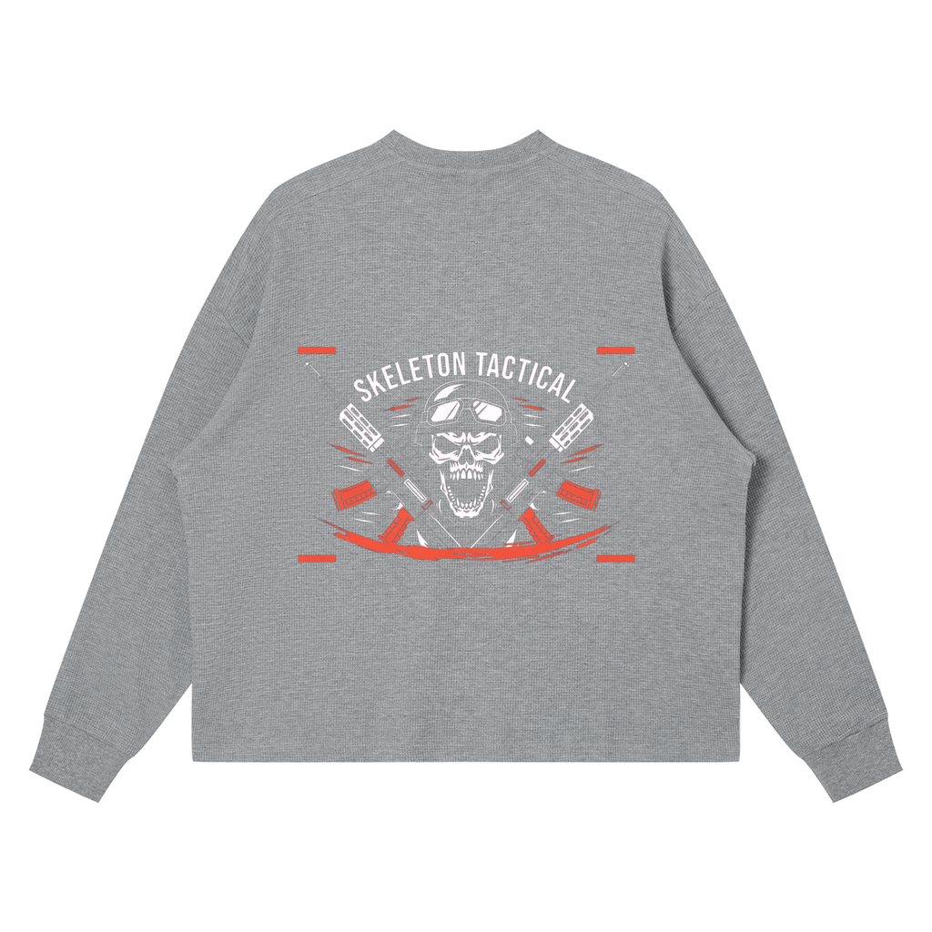 Unisex Waffle Boxy Long Sleeve T-Shirt