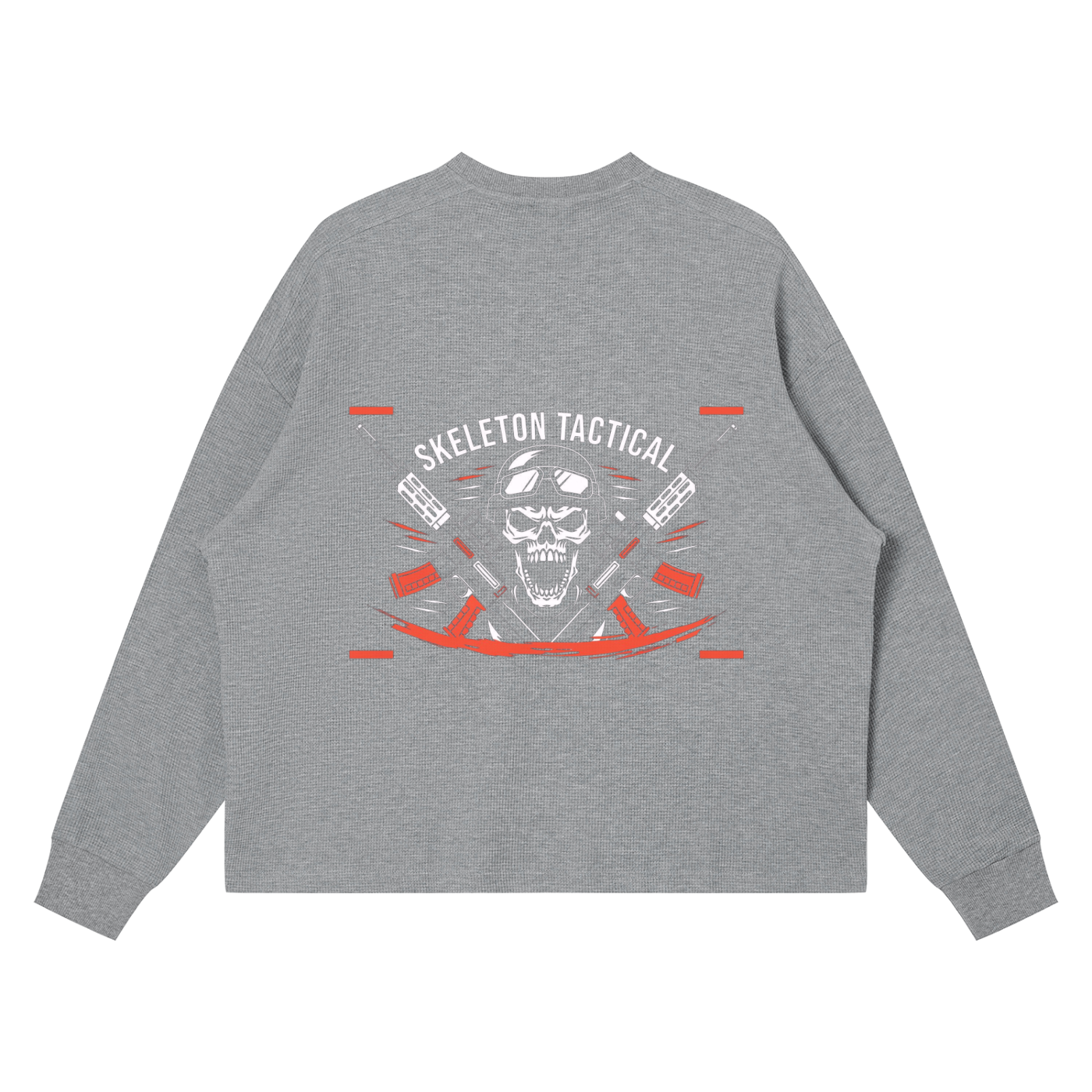 Unisex Waffle Boxy Long Sleeve T-Shirt