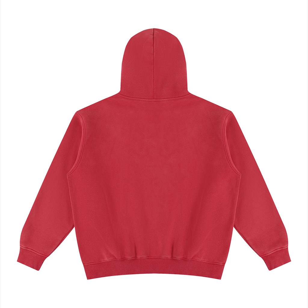 Unisex Vintage Wash Fleece Hoodie