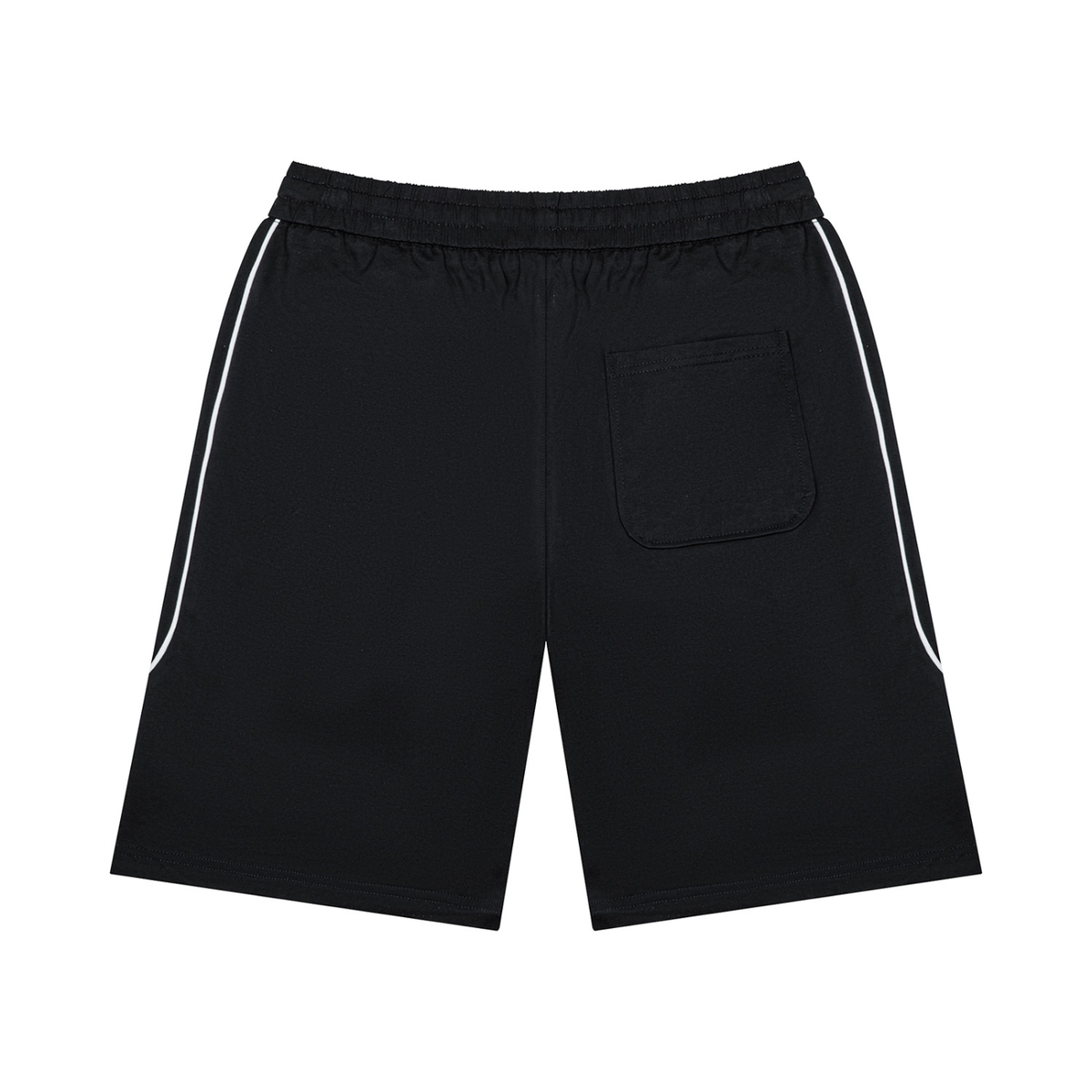 Unisex Piping Color Block Shorts