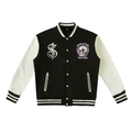 Two-Tone Fleeced Varsity Jacket