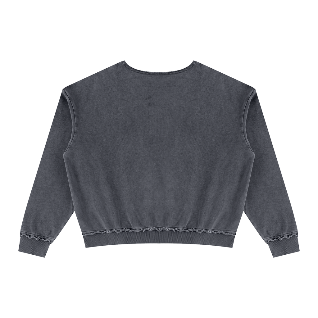 Unisex Raw Edge Crewneck Sweatshirt