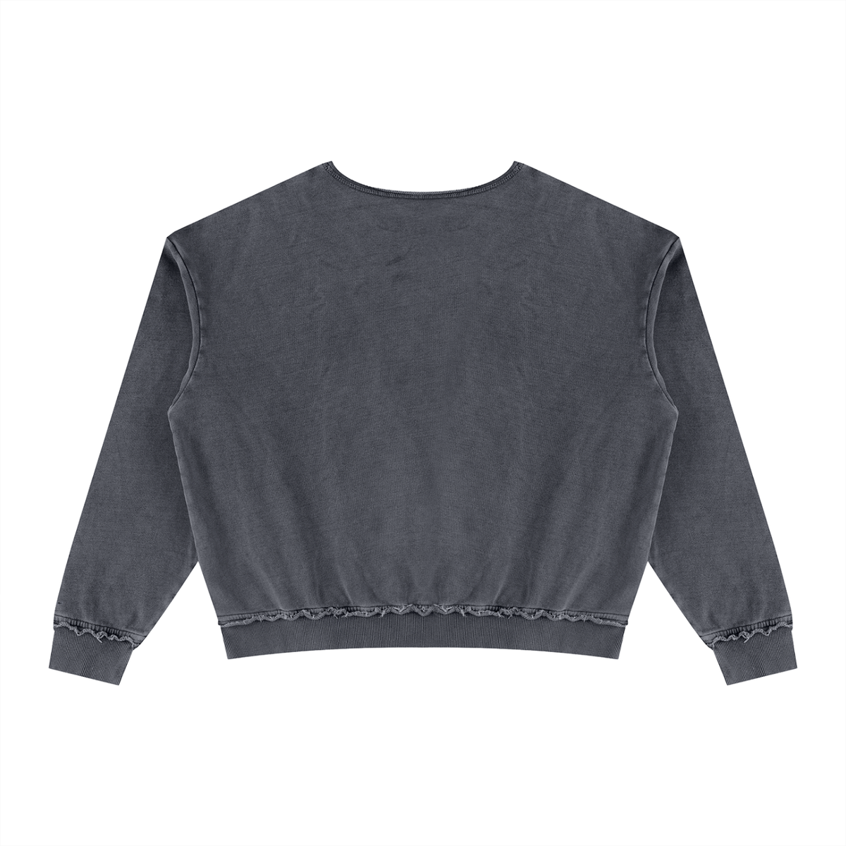 Unisex Raw Edge Crewneck Sweatshirt