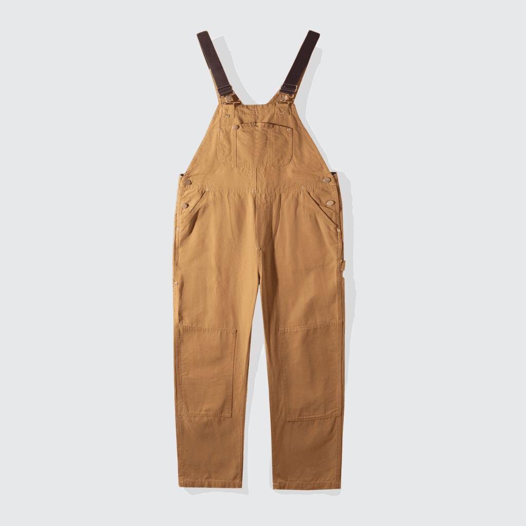 Unisex Loose-Fit Utility Bib Overall Jumpsuit