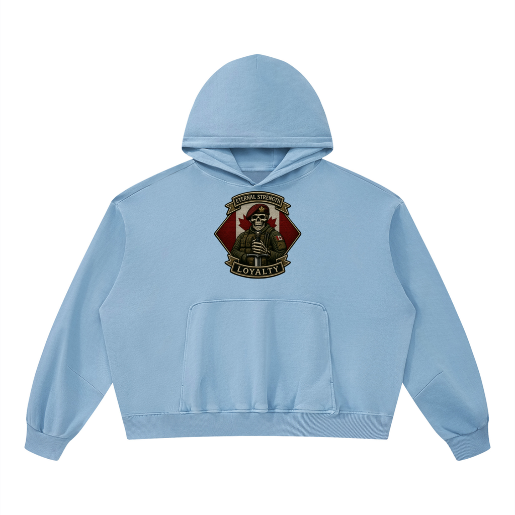 Unisex Boxy Vintage Washed Hoodie