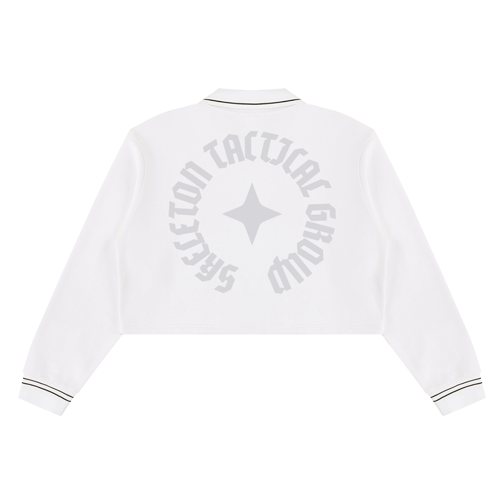 Women’s Crop Collared Sweatshirt