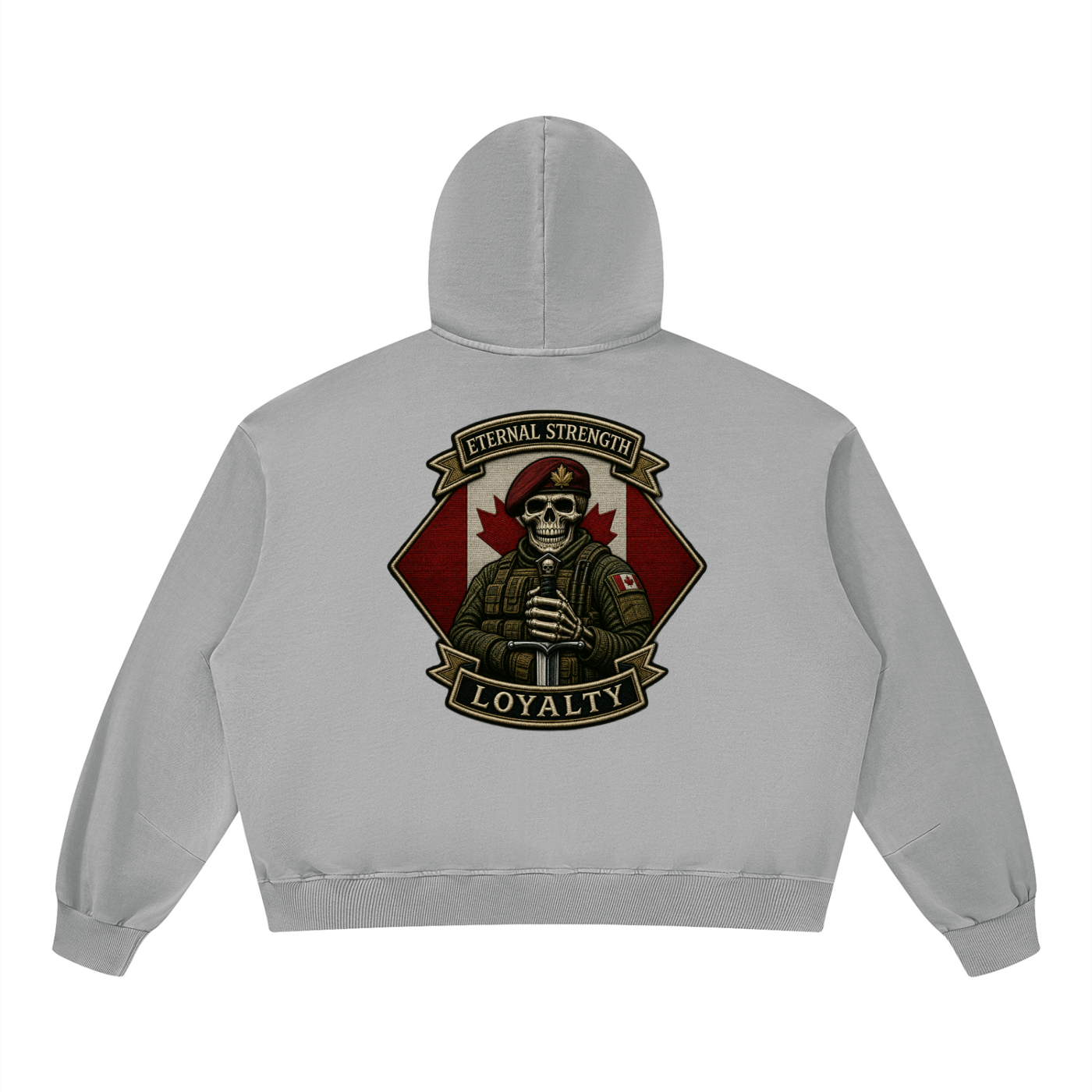 Heros of Canada Boxy Vintage Washed Hoodie