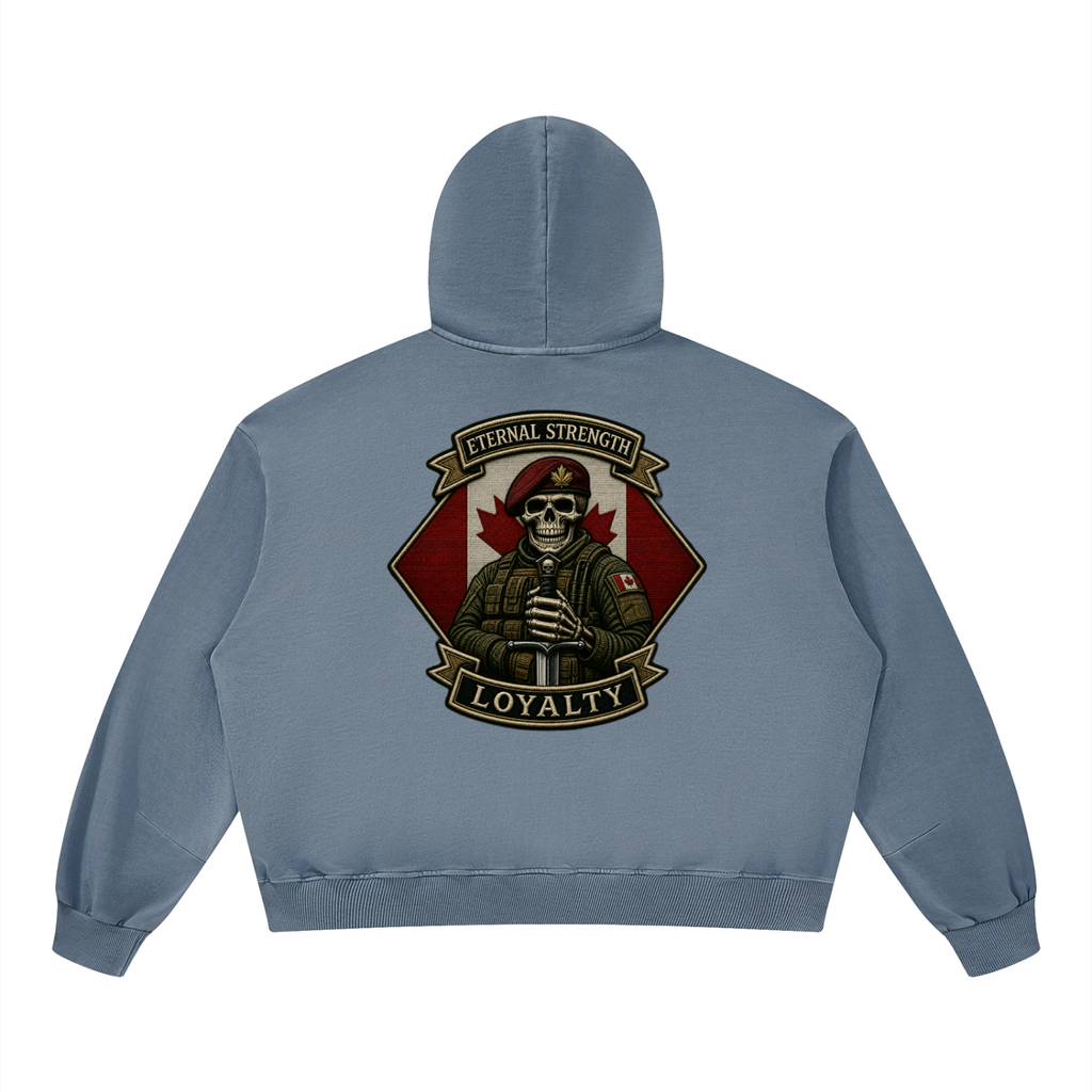Unisex Boxy Vintage Washed Hoodie