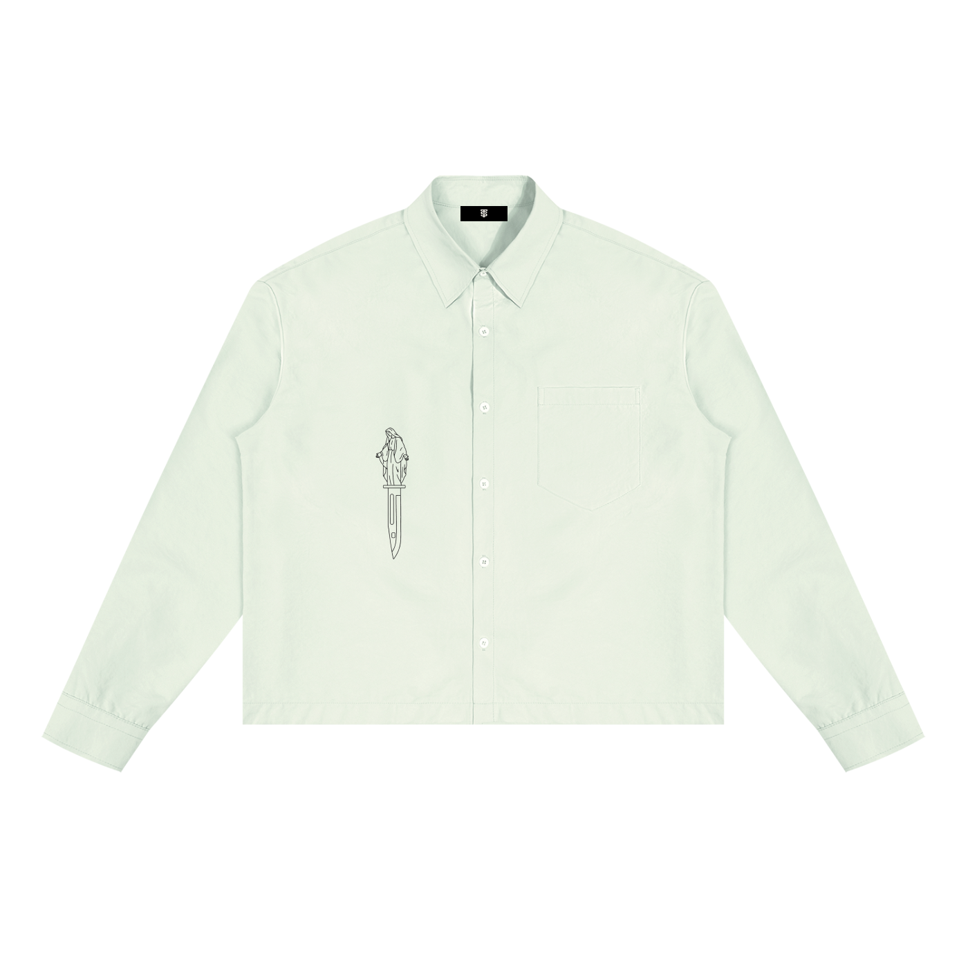 Unisex Boxy Long Sleeve Shirt