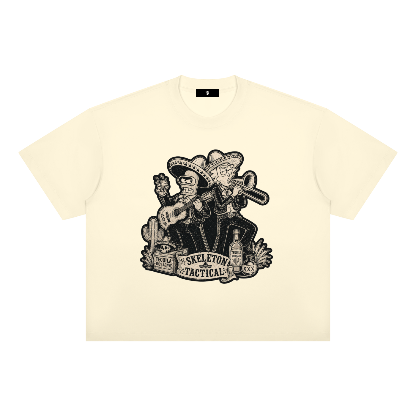 Unisex Boxy Drop Shoulder T-Shirt