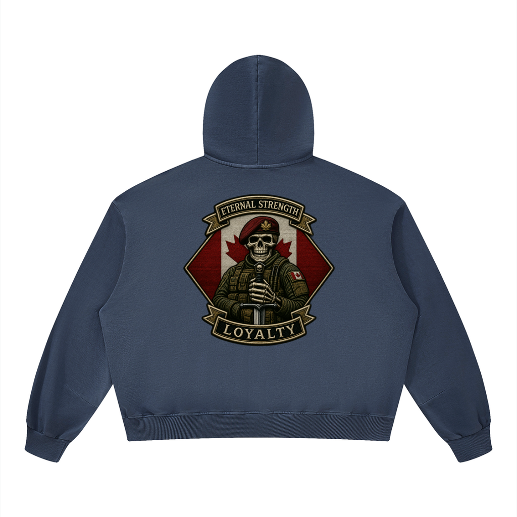Unisex Boxy Vintage Washed Hoodie