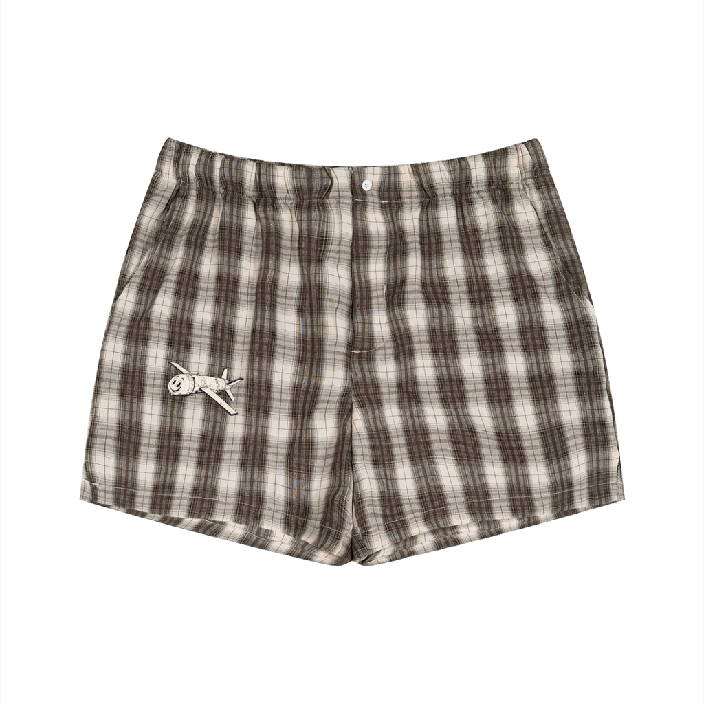 Unisex Plaid Shorts