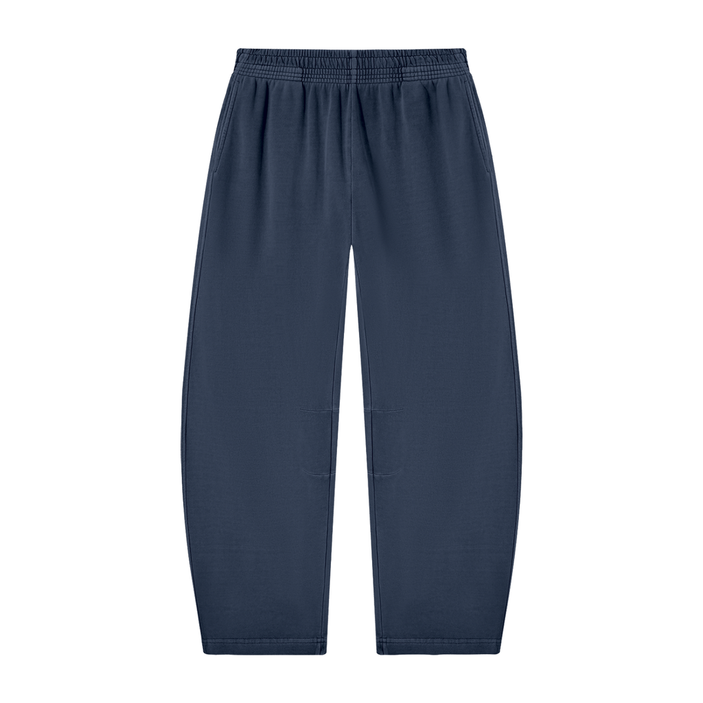 Unisex Vintage Washed Barrel Leg Sweatpants