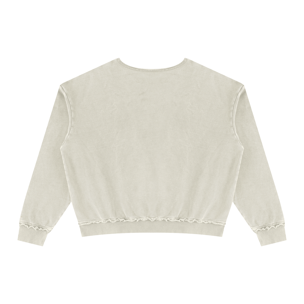 Unisex Raw Edge Crewneck Sweatshirt