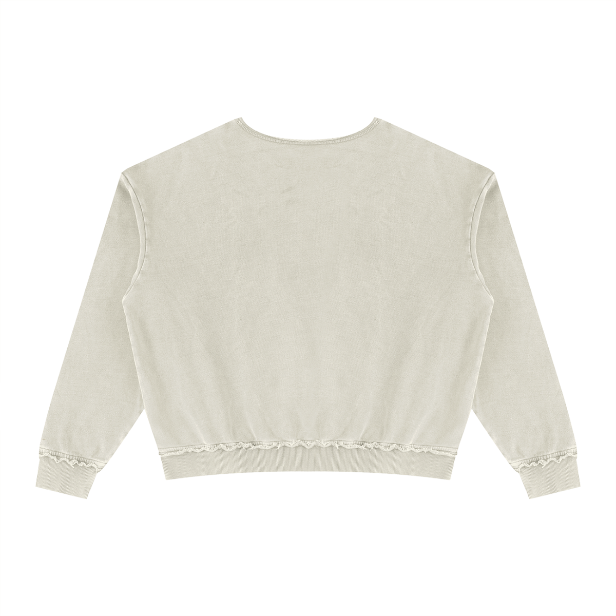 Unisex Raw Edge Crewneck Sweatshirt