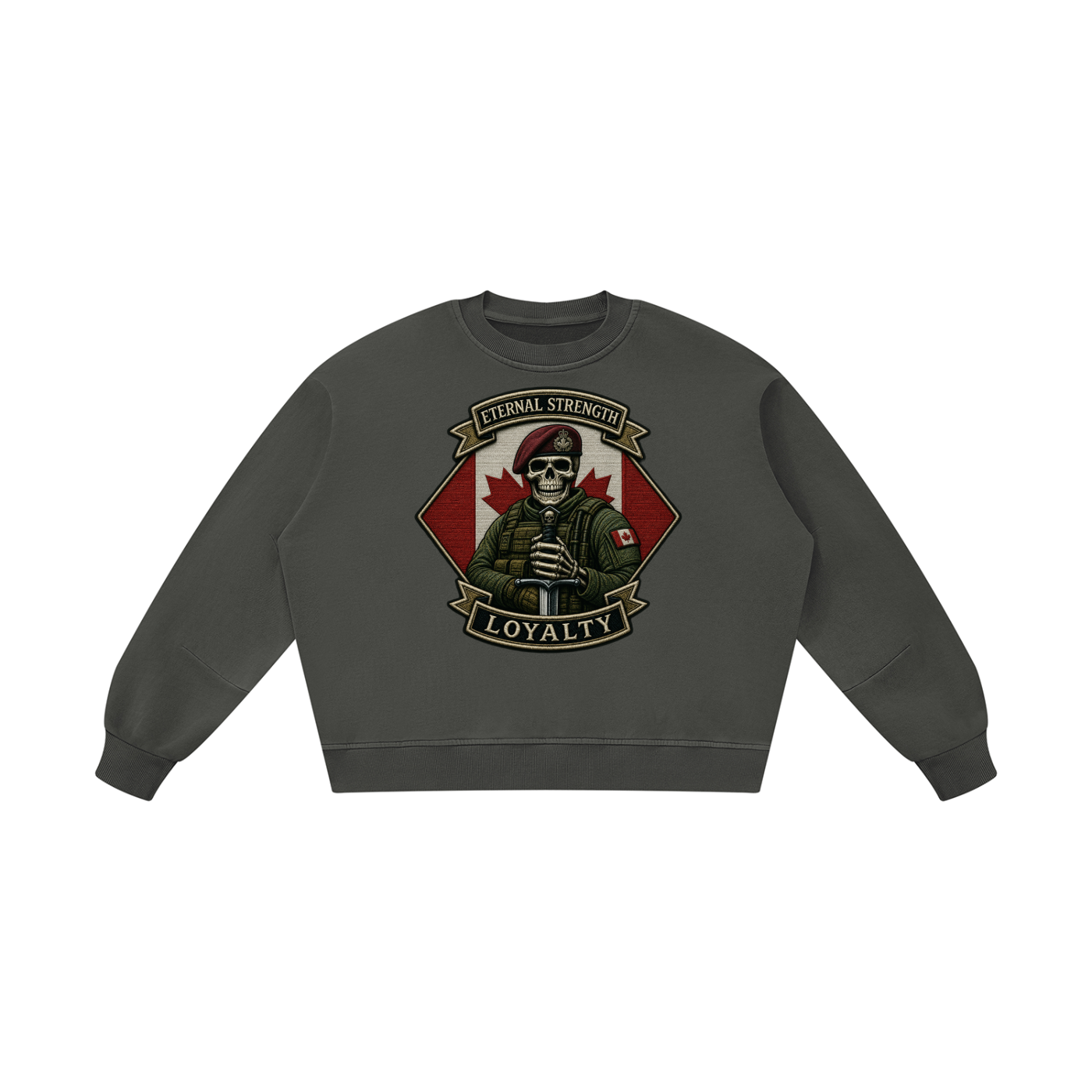 Unisex Boxy Vintage Washed Sweatshirt