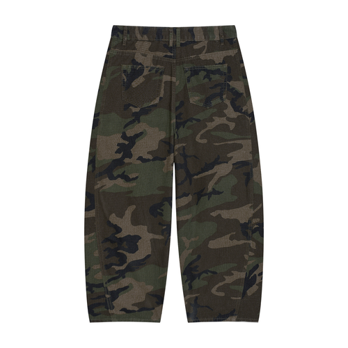 Men’s Camo Barrel Leg Cargo Pants