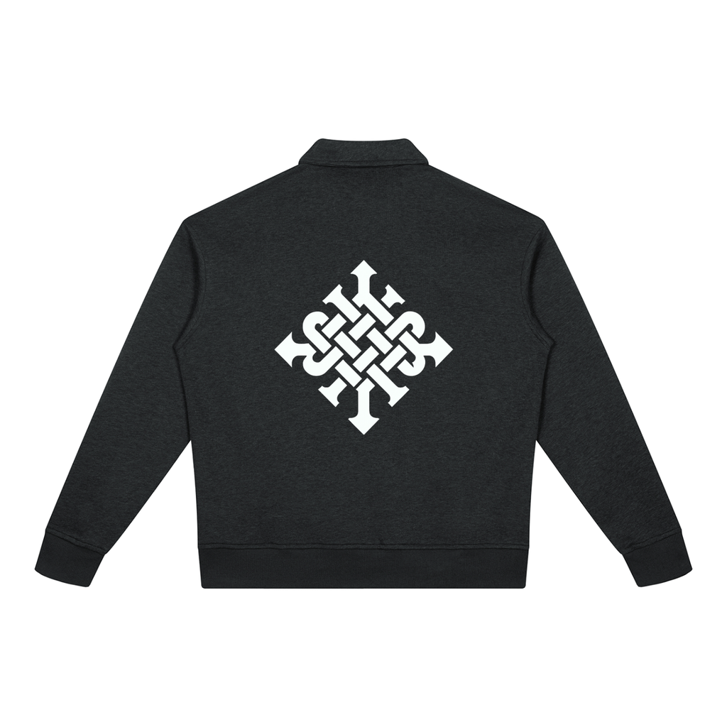 Unisex Boxy Quarter-Zip Sweatshirt