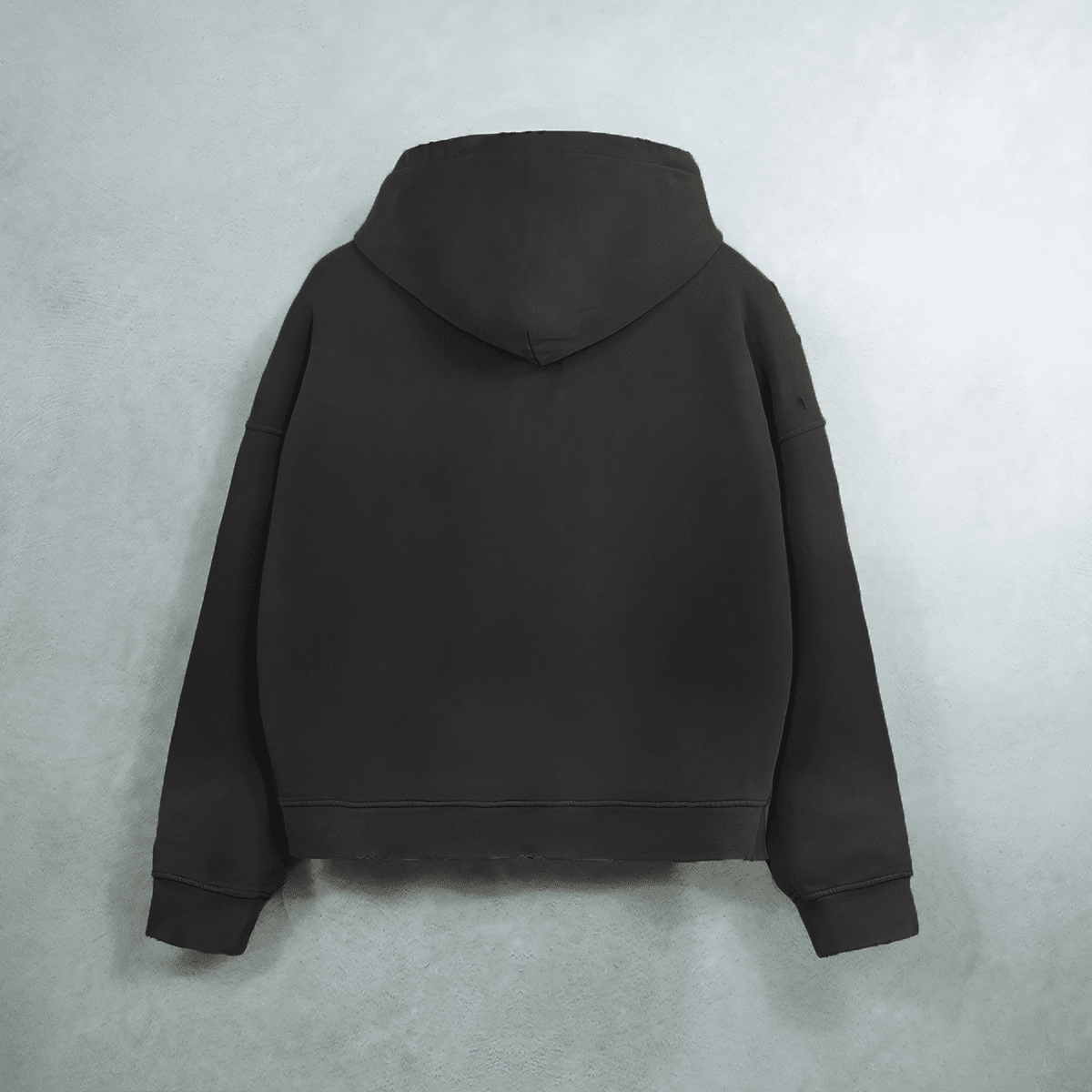 Unisex Heavyweight Washed Distressed Dystopian Streetwear Zip-Up Hoodie(420GSM)