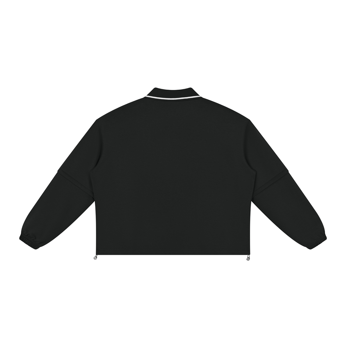 Unisex Boxy Collared Detachable Sweatshirt