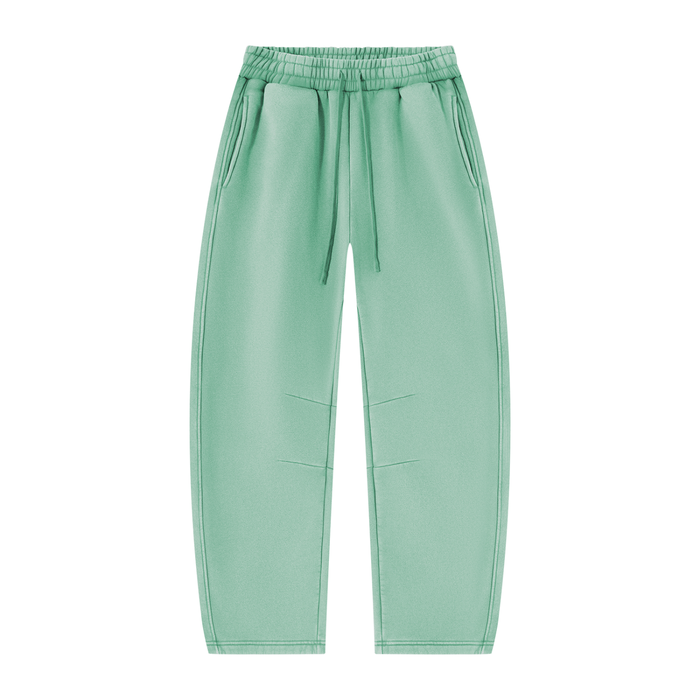 Unisex Vintage Wash Barrel Leg Fleece Sweatpants