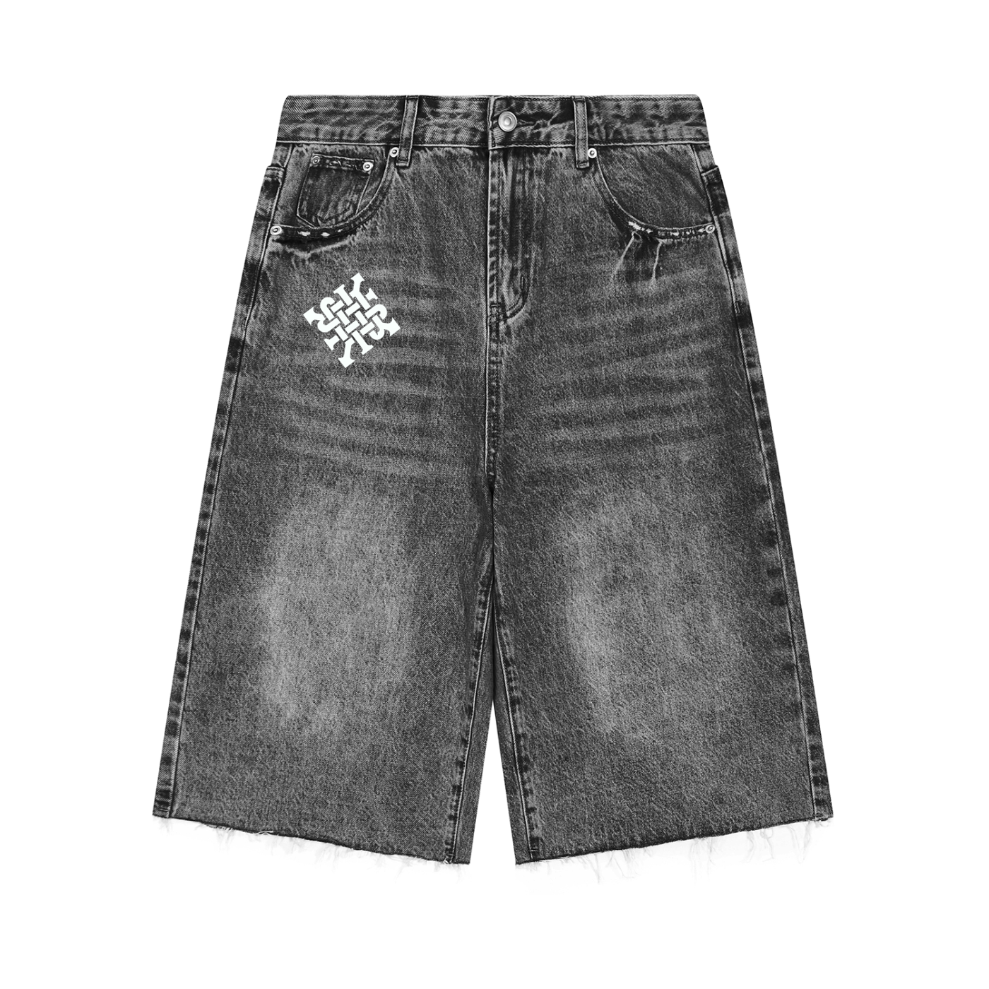 Men’s Vintage Wide Leg Denim Shorts