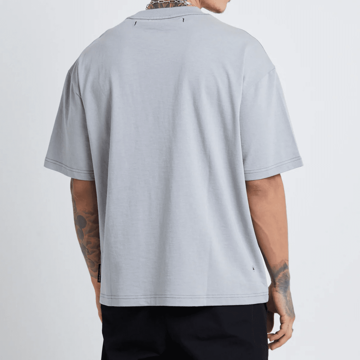 Unisex Heavyweight 100% Combed Cotton Cropped Oversized T-Shirt (250GSM)
