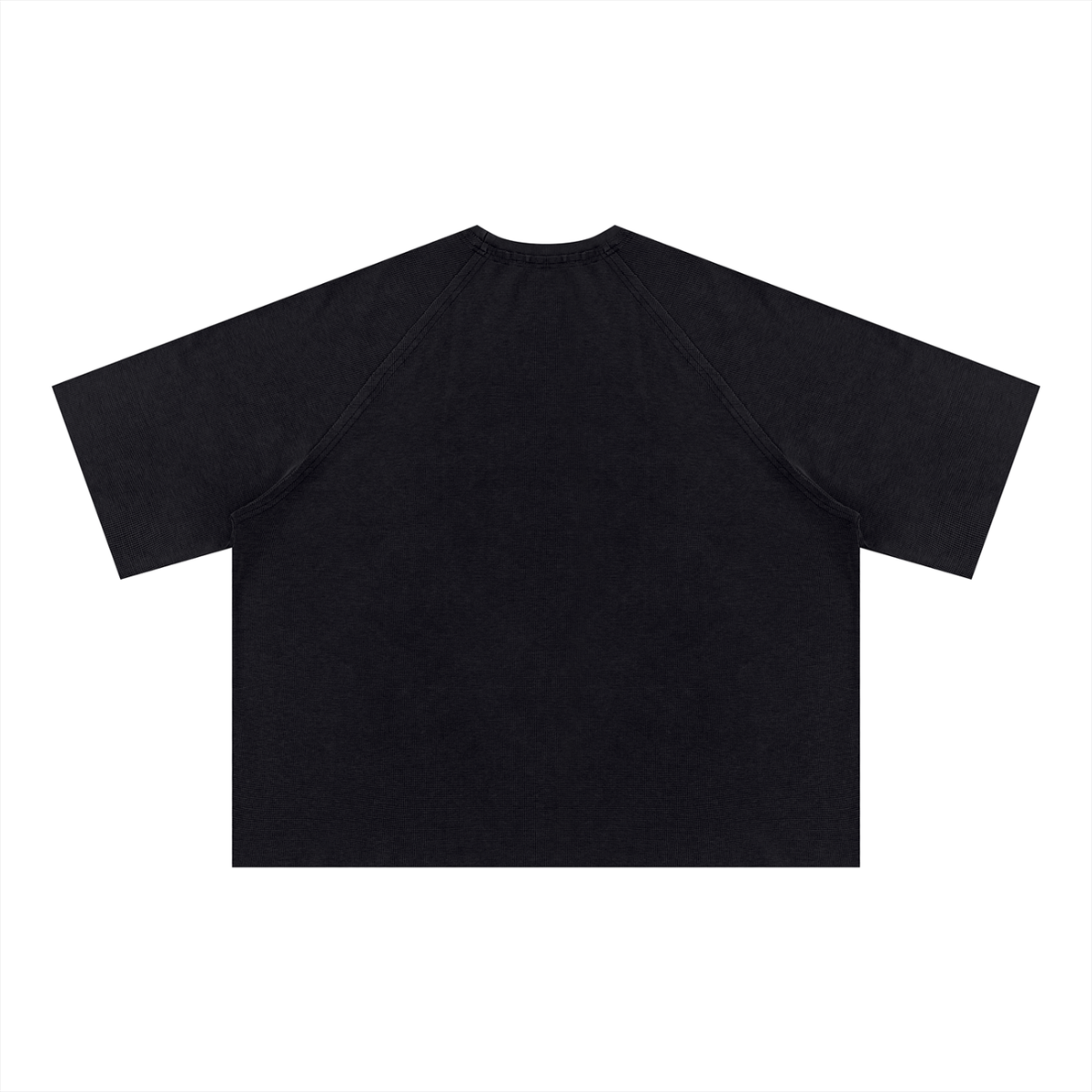 Unisex Mineral Wash Boxy Waffle T-Shirt