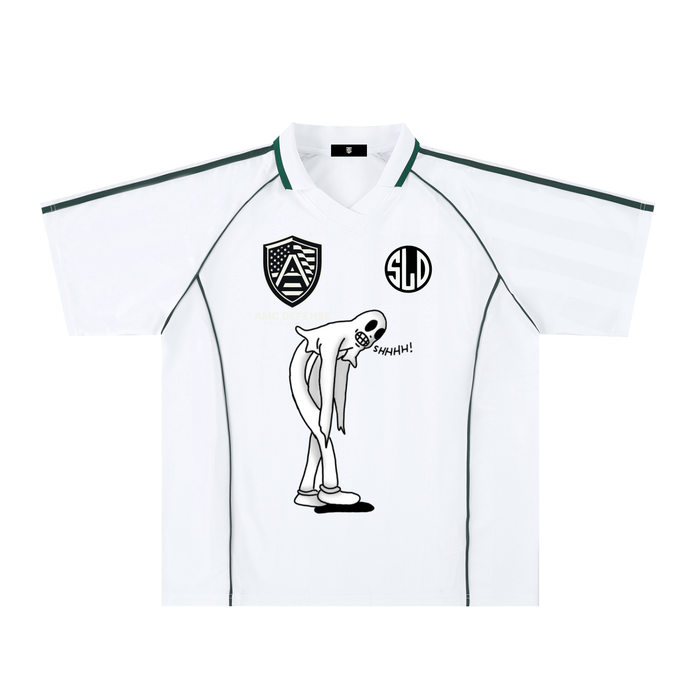 Shadow Stripe Collared Soccer Jersey