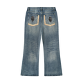 Men's Vintage Wash Denim Jeans