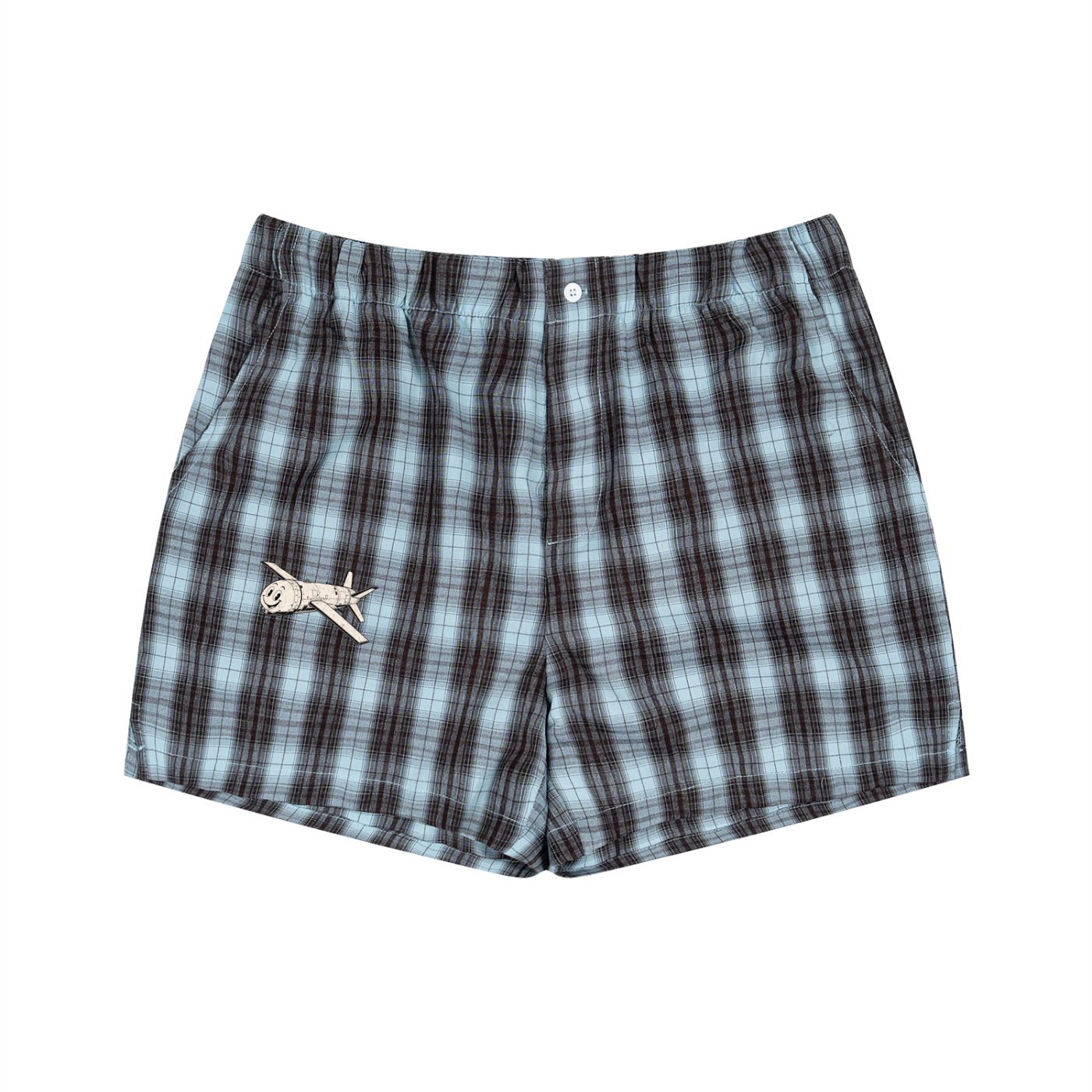 Unisex Plaid Shorts