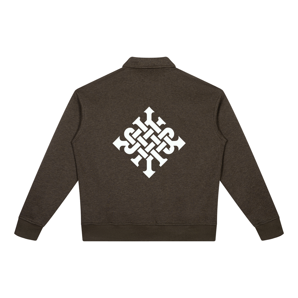 Unisex Boxy Quarter-Zip Sweatshirt