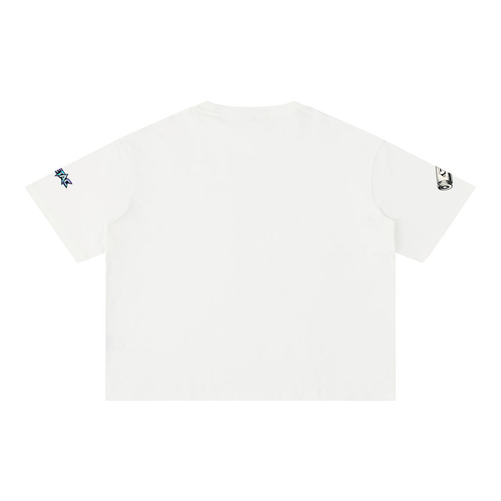 Mineral Wash Boxy Cotton T-Shirt