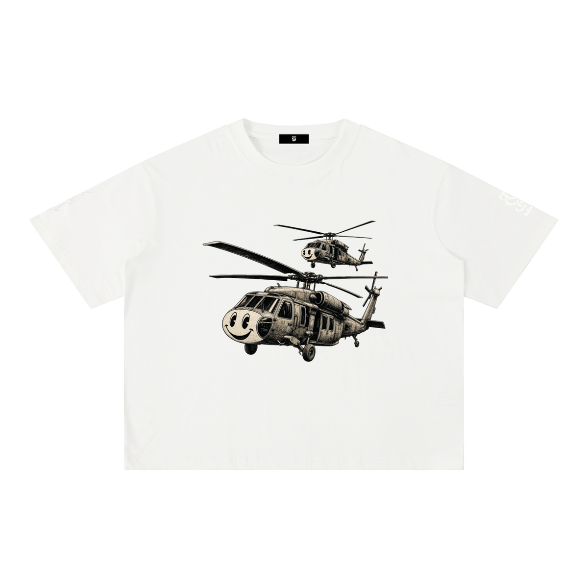 Mineral Wash Boxy Cotton T-Shirt