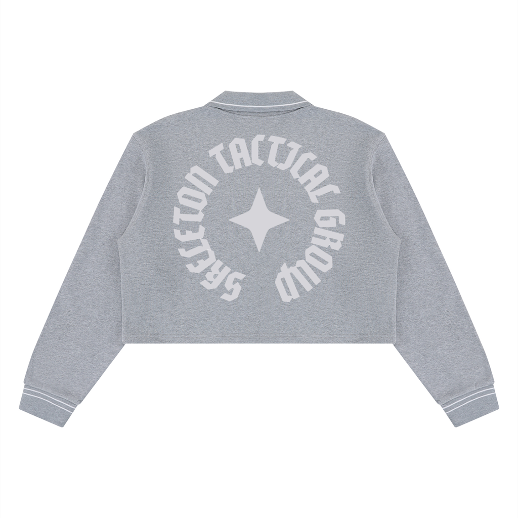 Women’s Crop Collared Sweatshirt