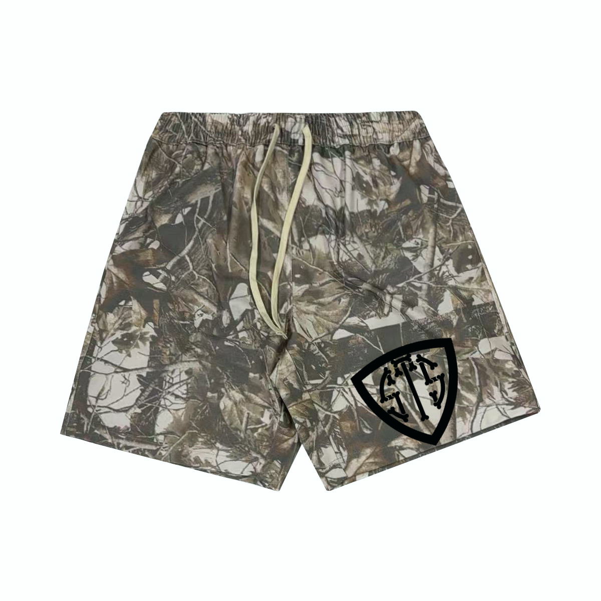 Unisex Heavyweight 100% Cotton French Terry Camo Shorts (400GSM)