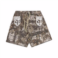 Unisex Heavyweight 100% Cotton French Terry Camo Shorts (400GSM)