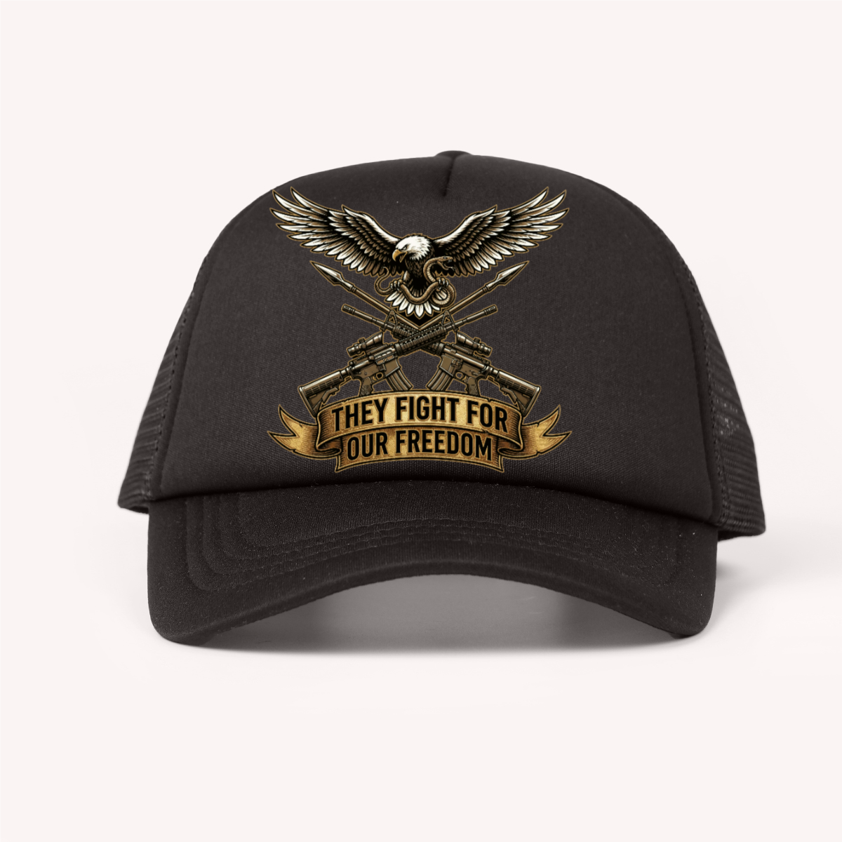 Foam Trucker Hat with Mesh Panels