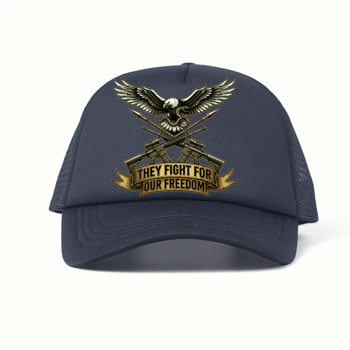 Foam Trucker Hat with Mesh Panels