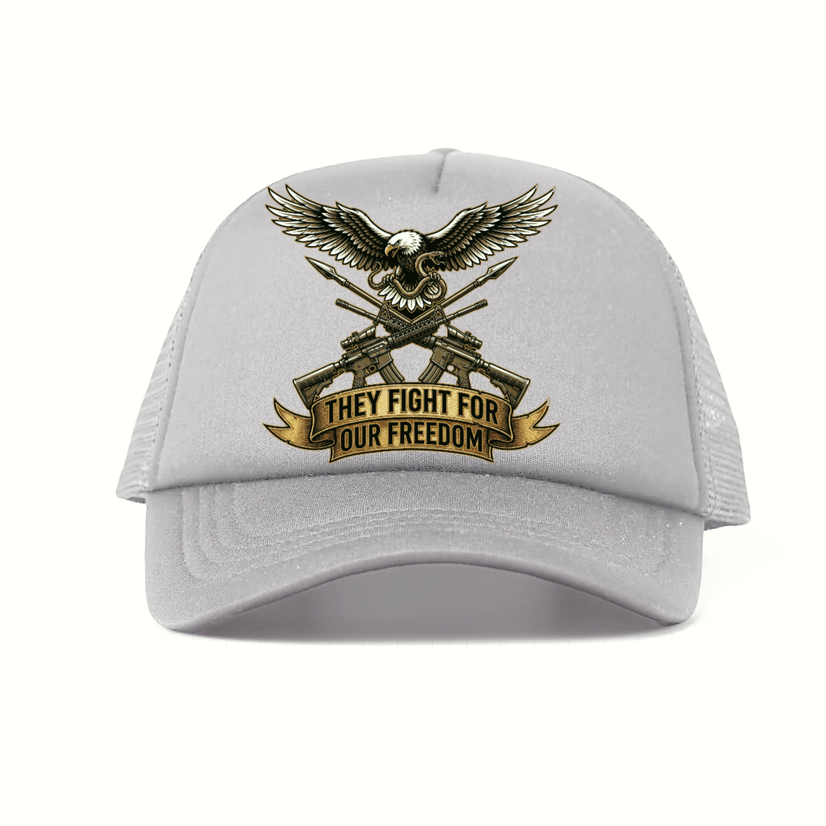 Foam Trucker Hat with Mesh Panels