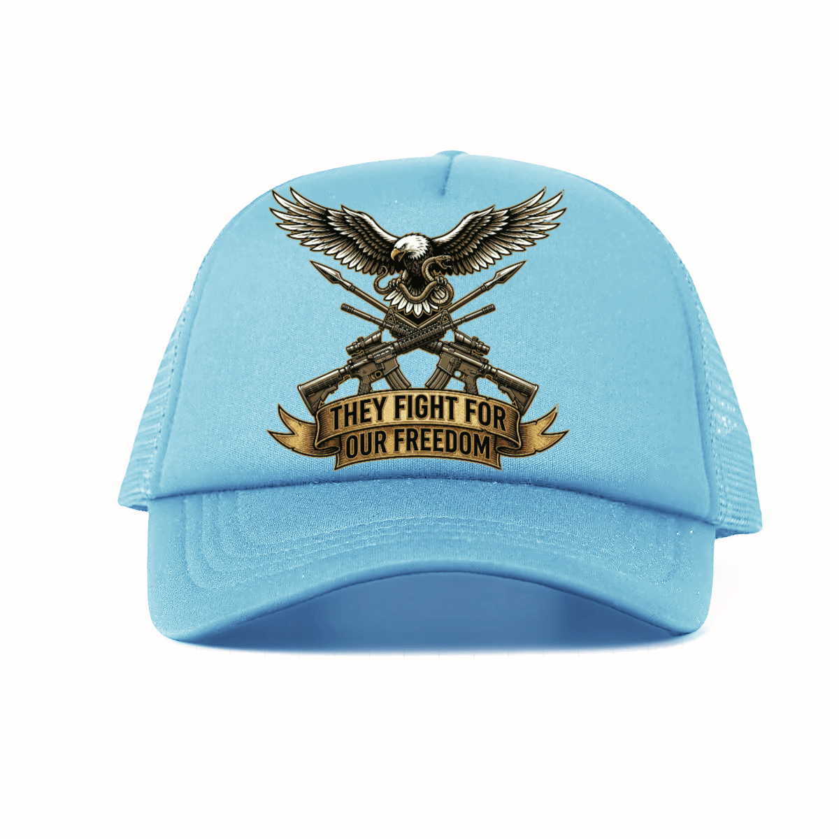 Foam Trucker Hat with Mesh Panels