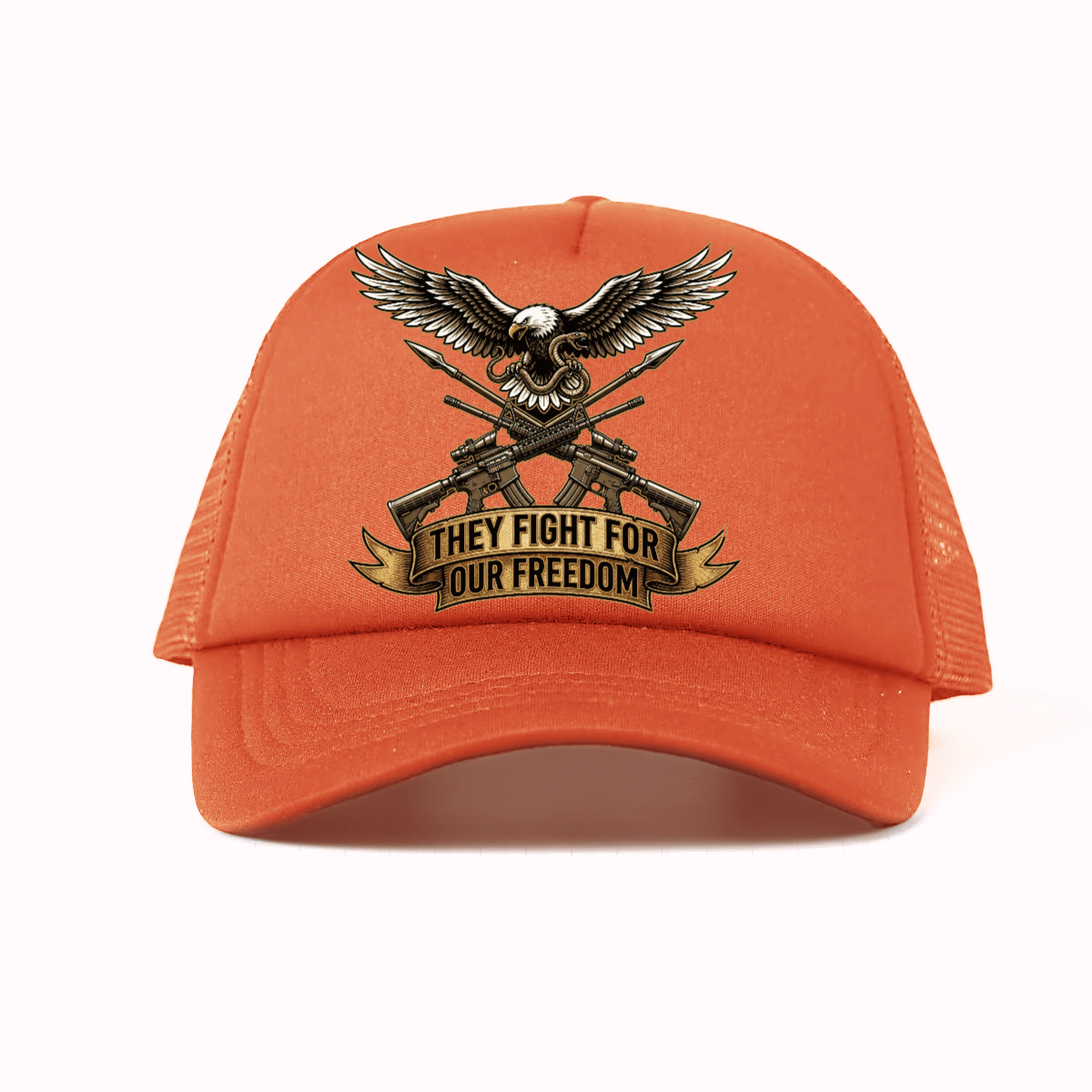 Foam Trucker Hat with Mesh Panels