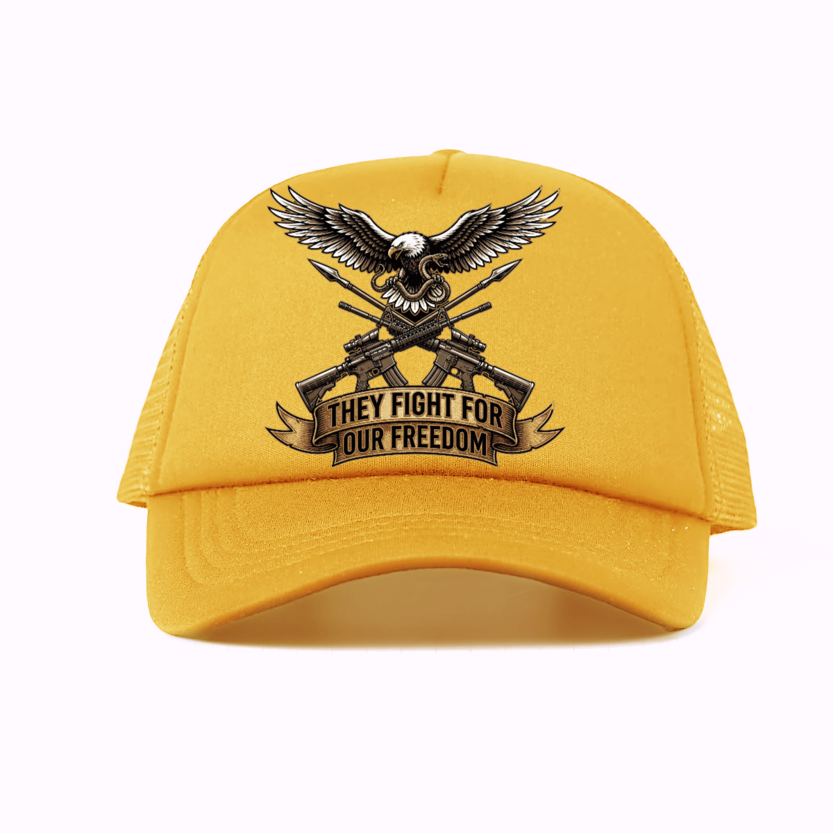Foam Trucker Hat with Mesh Panels