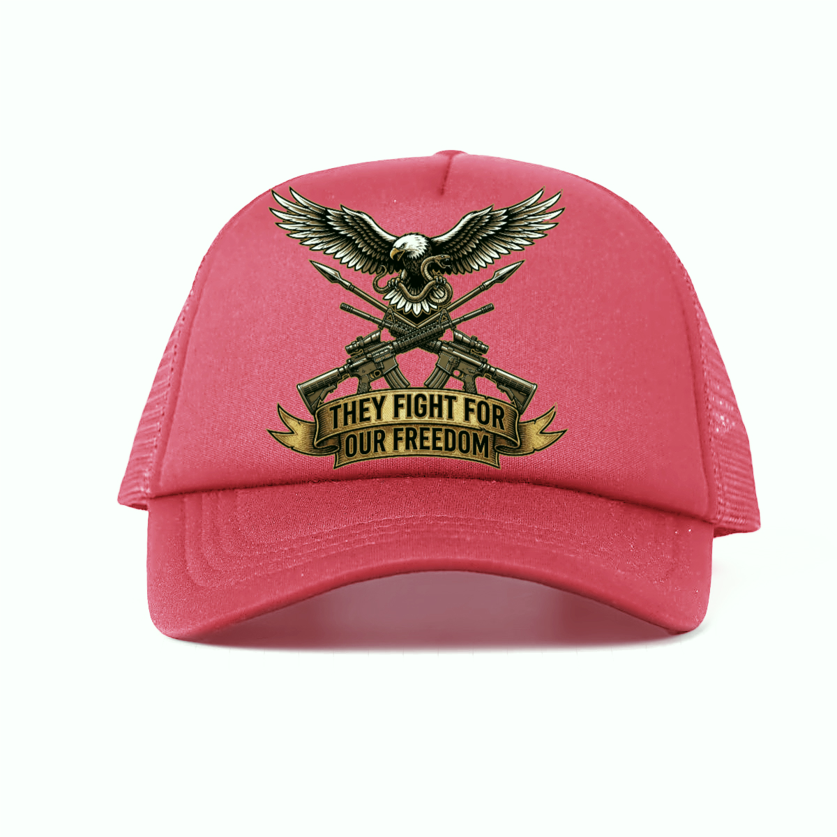 Foam Trucker Hat with Mesh Panels