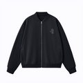 Unisex Heavyweight Fleece Zip-Up Baseball Jacket (360GSM)