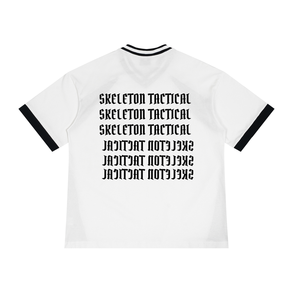 Unisex Color Block V-Neck T-Shirt