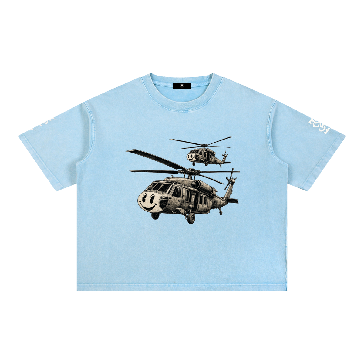 Mineral Wash Boxy Cotton T-Shirt
