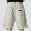 Unisex Distressed Denim Shorts